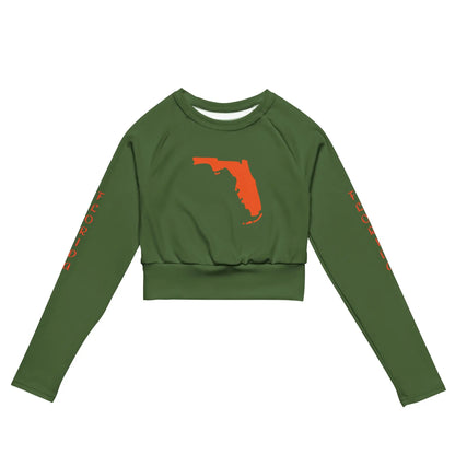Recycled long-sleeve crop top-LifessentialsLLC.com