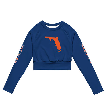 Recycled long-sleeve crop top-LifessentialsLLC.com