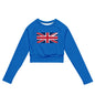 Recycled long-sleeve crop top-LifessentialsLLC.com