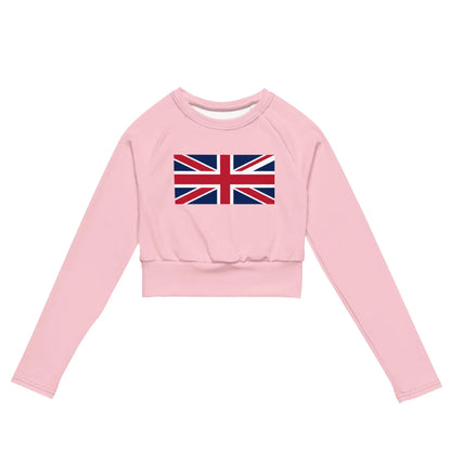 Recycled long-sleeve crop top-LifessentialsLLC.com