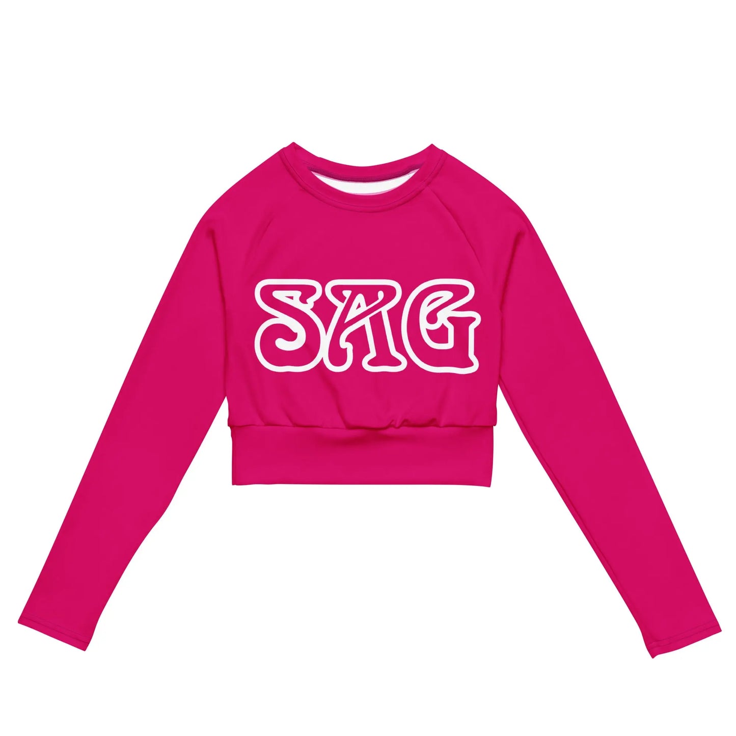 Recycled long-sleeve crop top-LifessentialsLLC.com