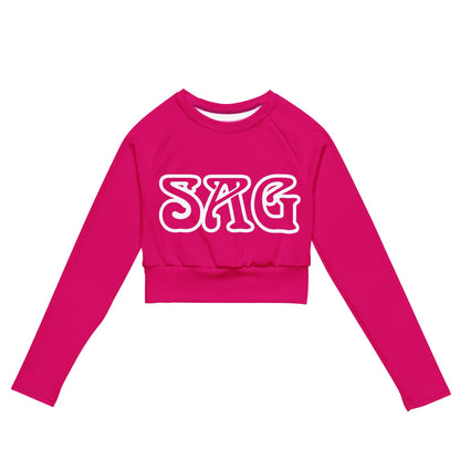 Recycled long-sleeve crop top-LifessentialsLLC.com
