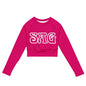 Recycled long-sleeve crop top-LifessentialsLLC.com