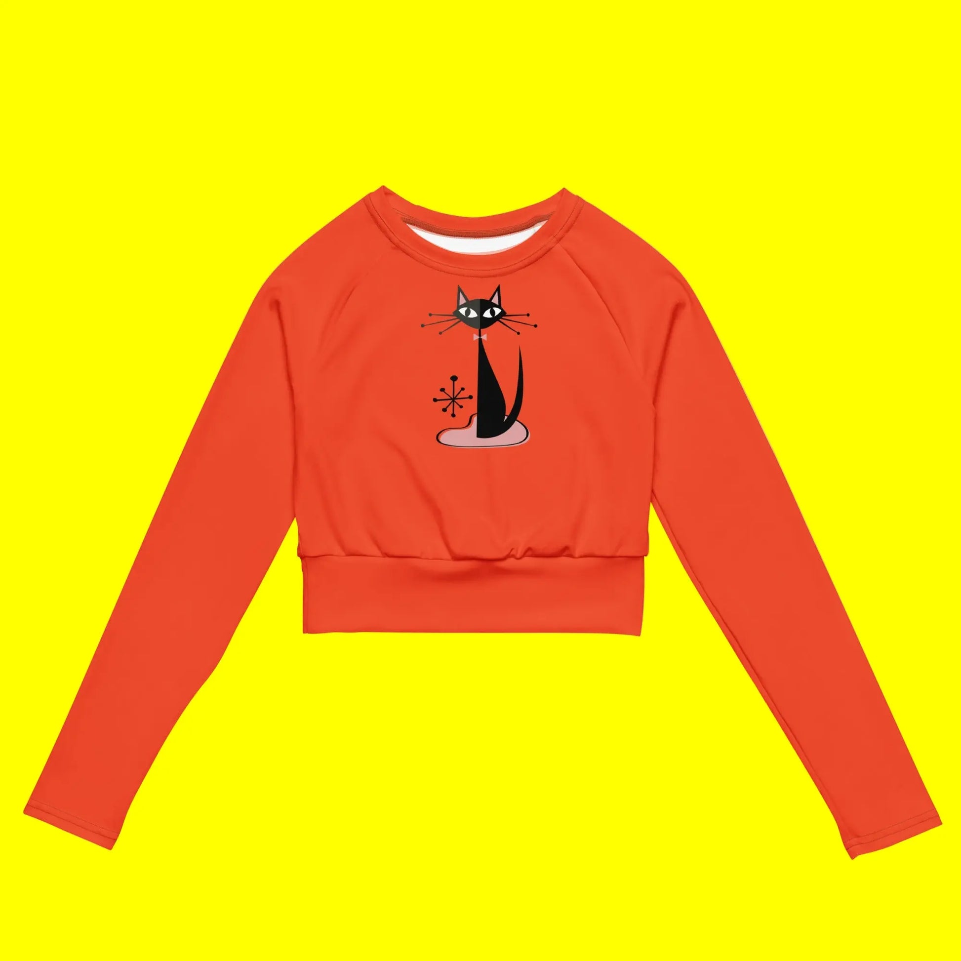 Recycled long-sleeve crop top-LifessentialsLLC.com