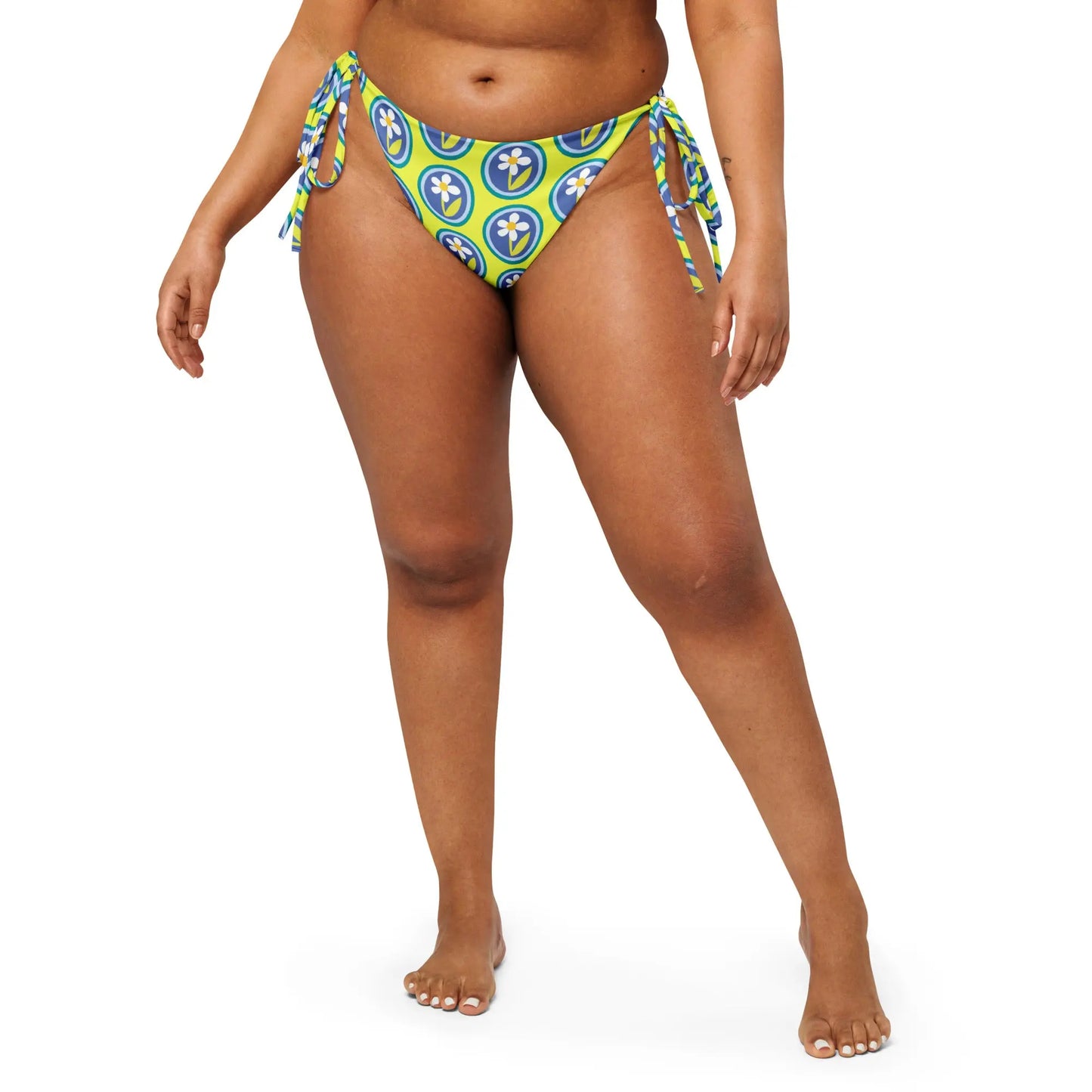 All-over print recycled string bikini bottom-LifessentialsLLC.com