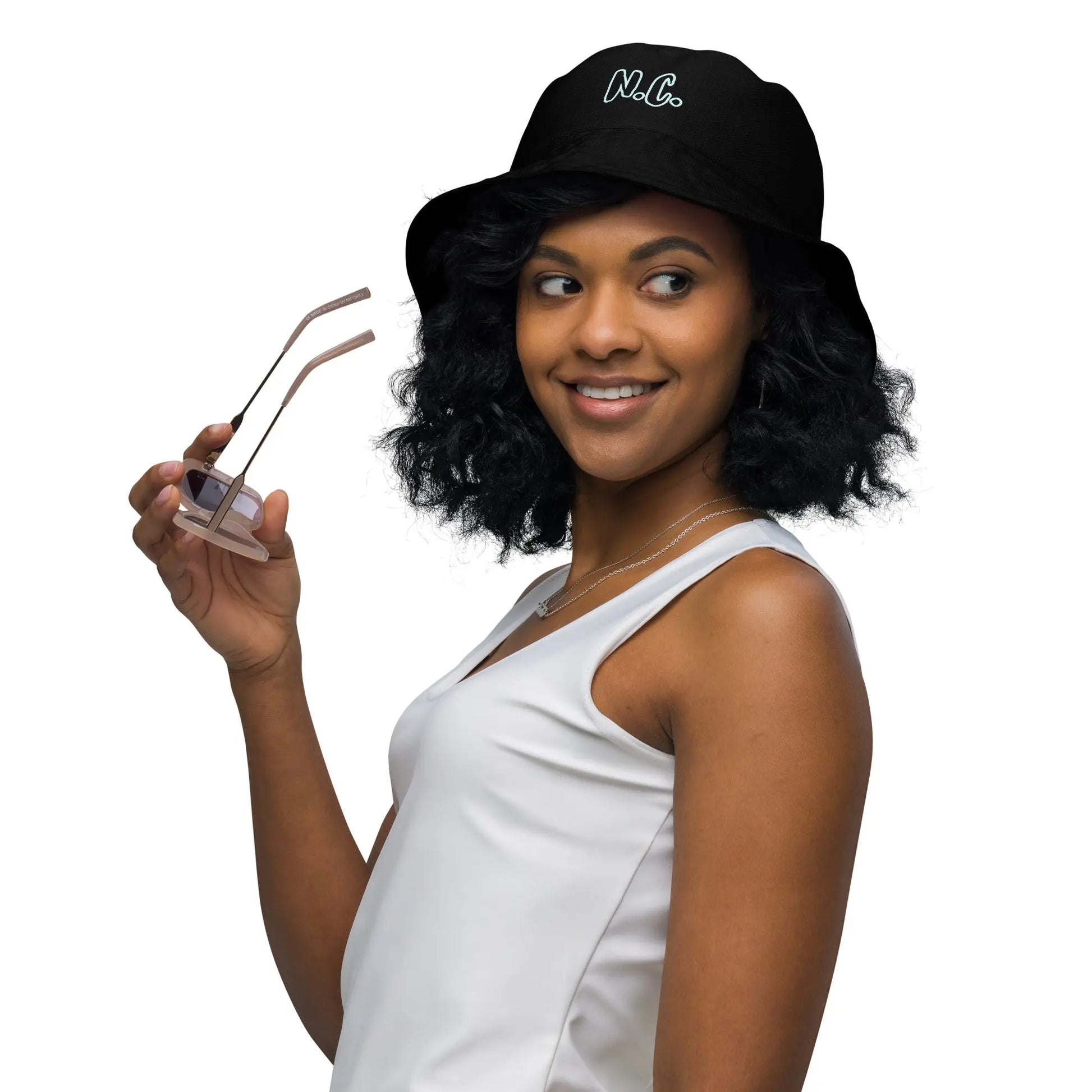 "NORTH CAROLINA" Reversible bucket hat-LifessentialsLLC.com