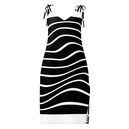 Tie-strap midi dress-LifessentialsLLC.com