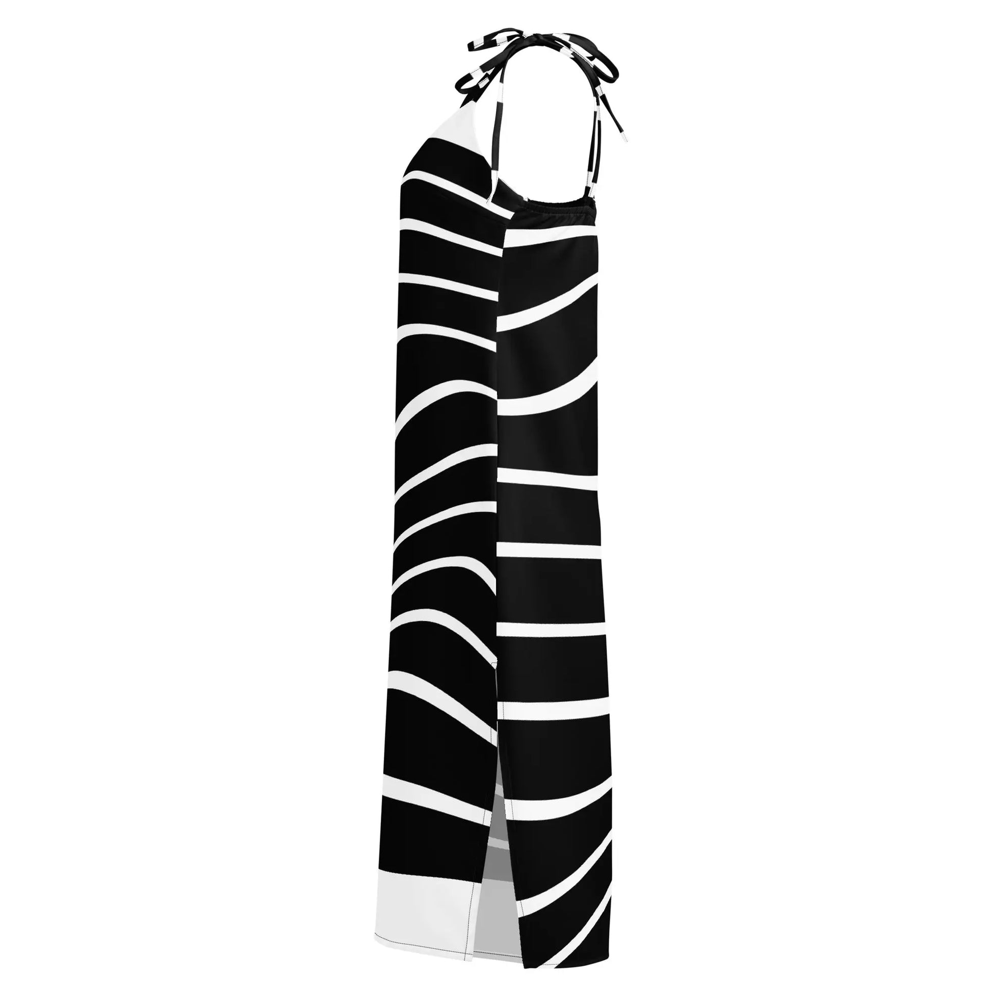 Tie-strap midi dress-LifessentialsLLC.com