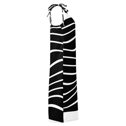Tie-strap midi dress-LifessentialsLLC.com