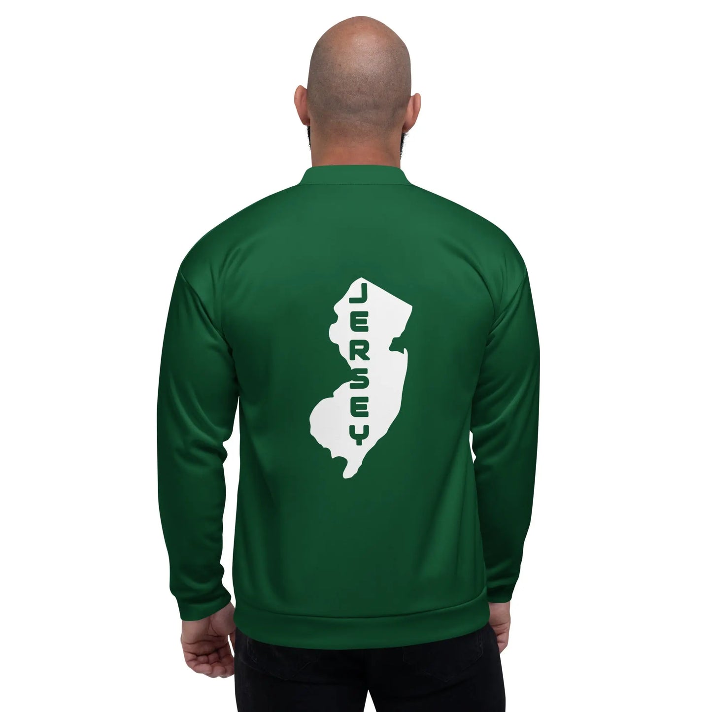 "JERSEY GREEN" Bomber Jacket-LifessentialsLLC.com