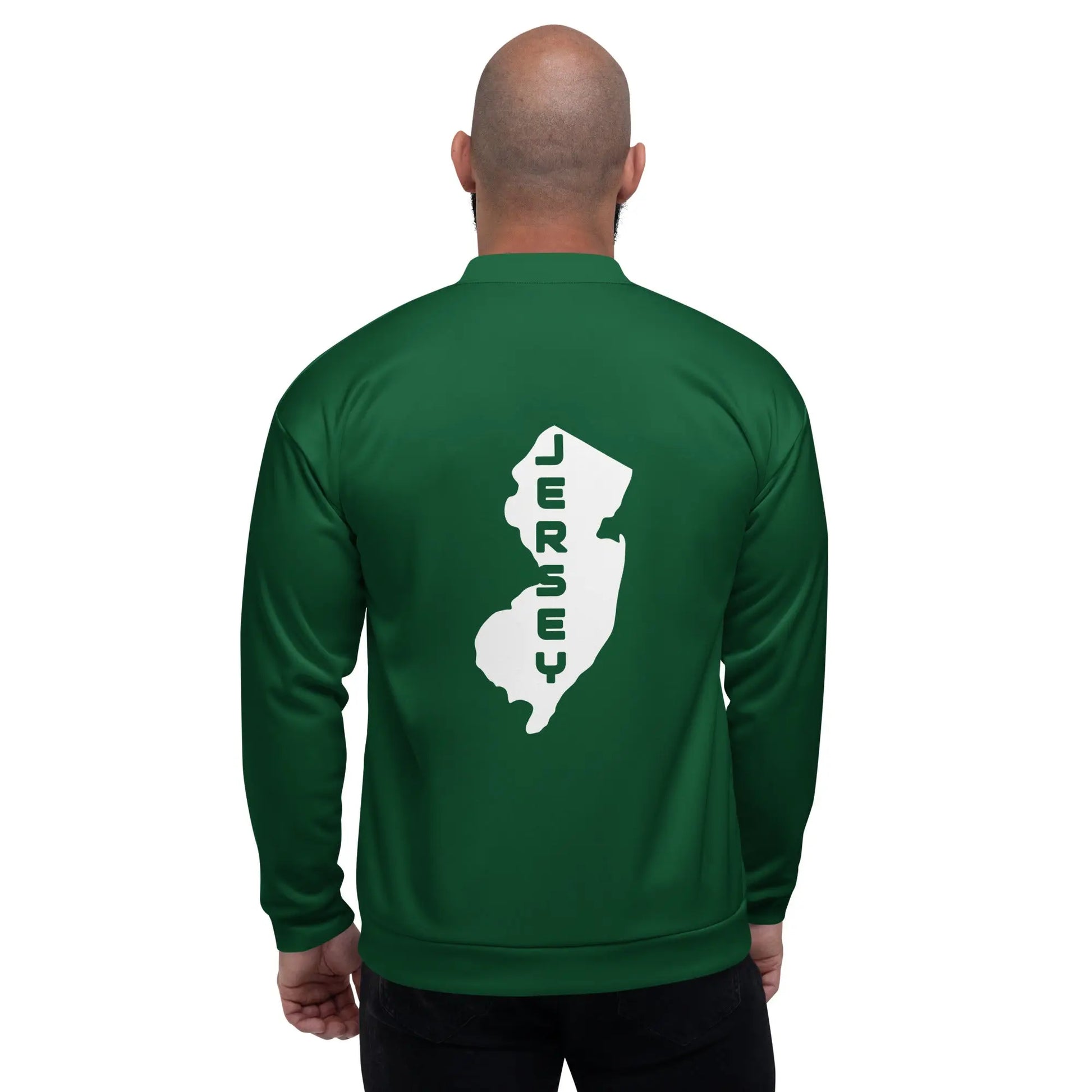 "JERSEY GREEN" Bomber Jacket-LifessentialsLLC.com