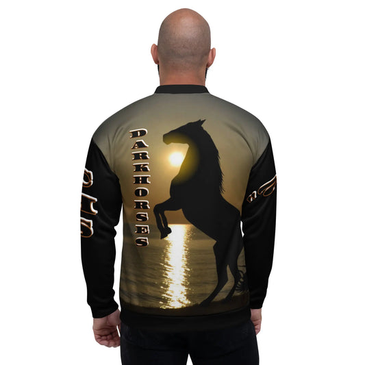 'CLINTON DARKHORSE" Bomber Jacket-LifessentialsLLC.com