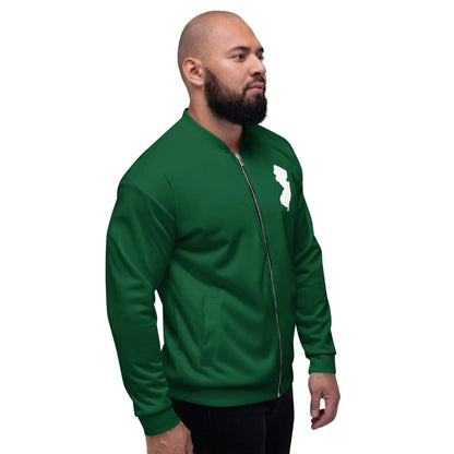 "JERSEY GREEN" Bomber Jacket-LifessentialsLLC.com