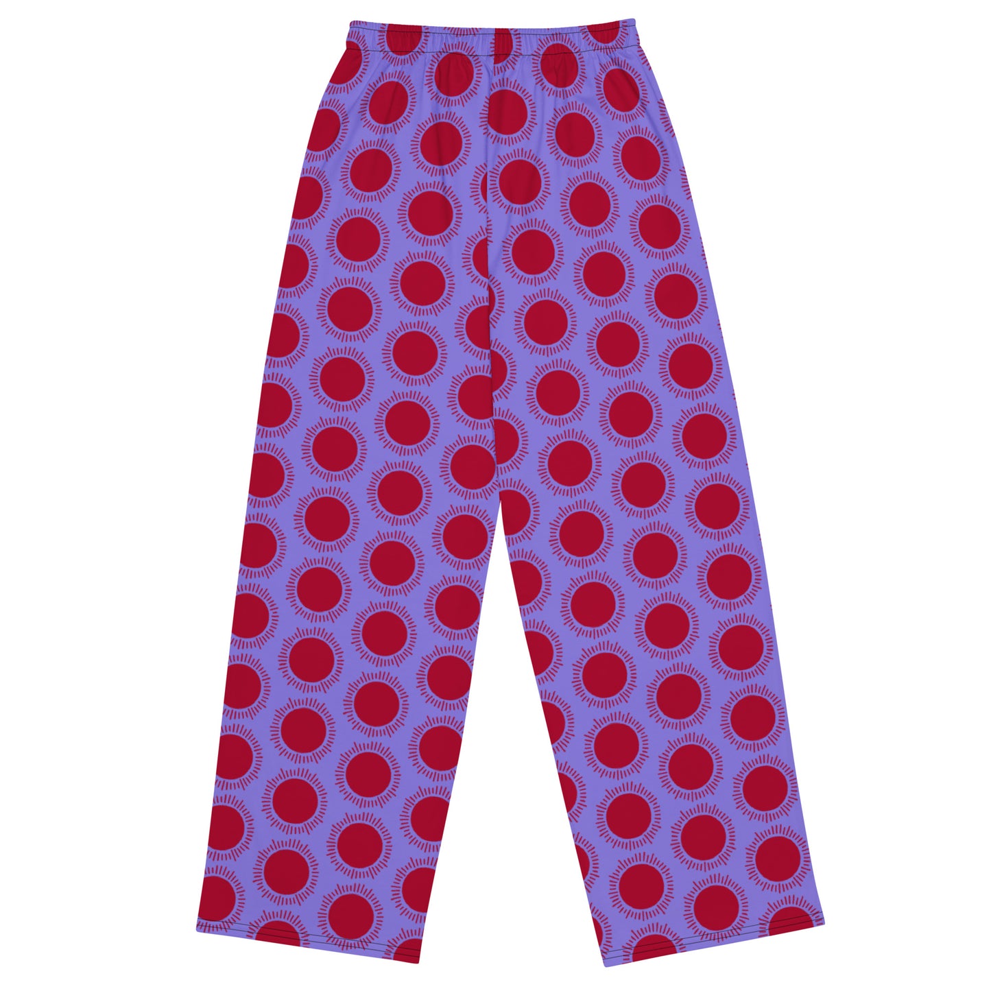 All-over print unisex wide-leg pants