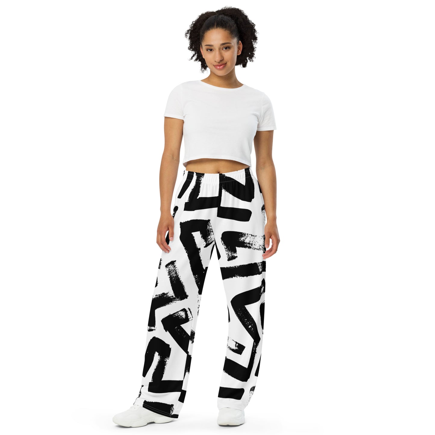 All-over print unisex wide-leg pants-LifessentialsLLC.com