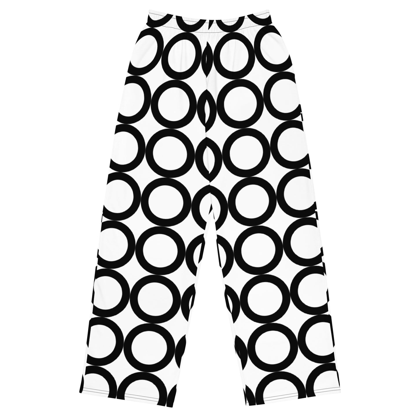 All-over print unisex wide-leg pants