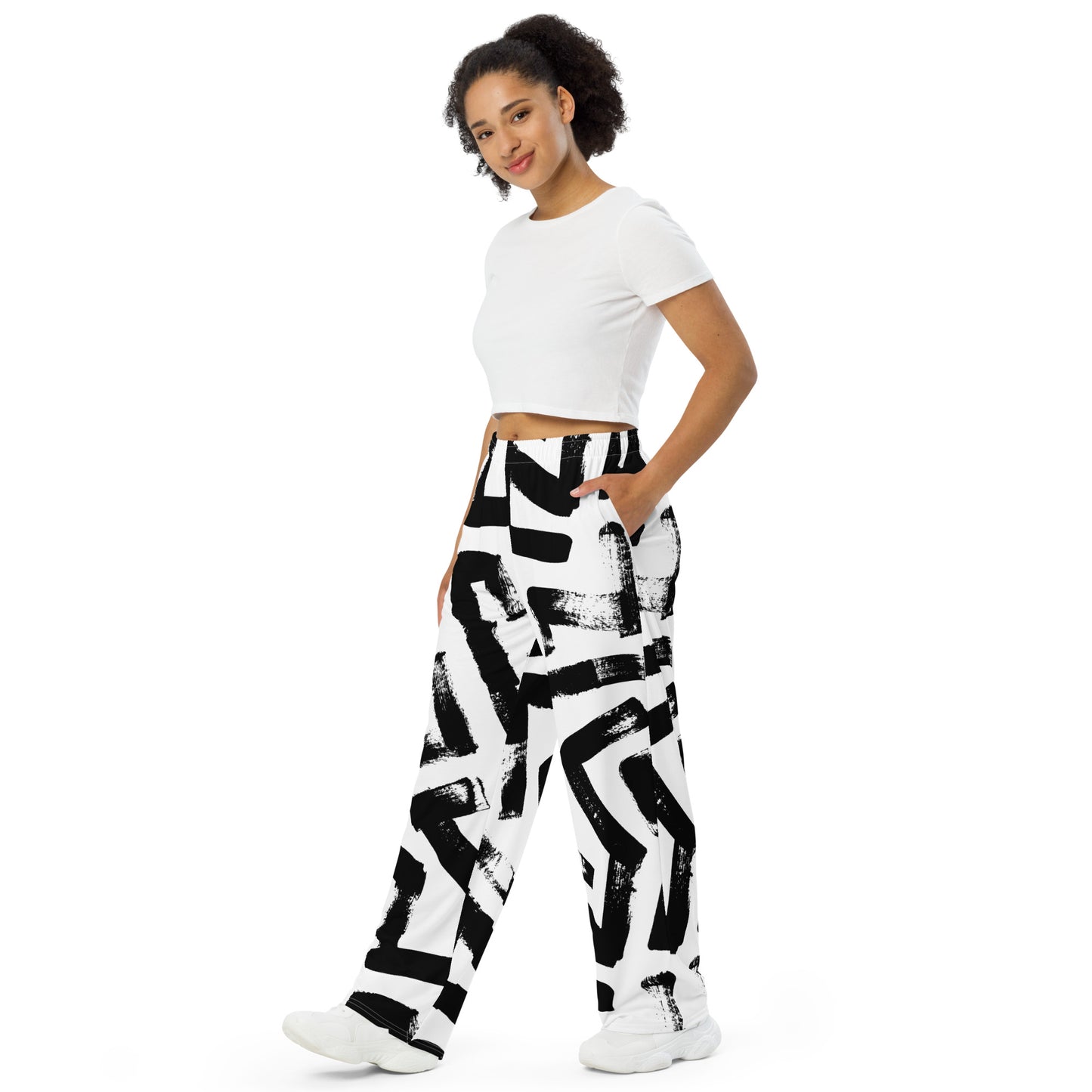 All-over print unisex wide-leg pants-LifessentialsLLC.com