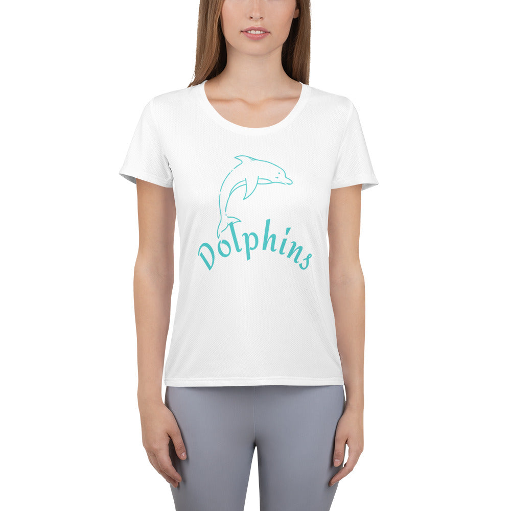 All-Over Print Women's Athletic T-shirt