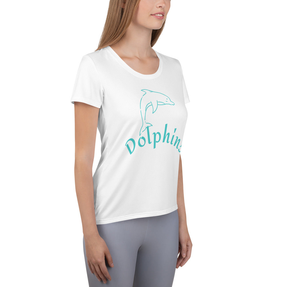 All-Over Print Women's Athletic T-shirt