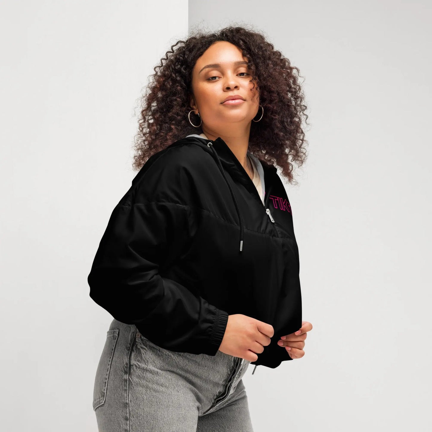Women’s cropped windbreaker-LifessentialsLLC.com