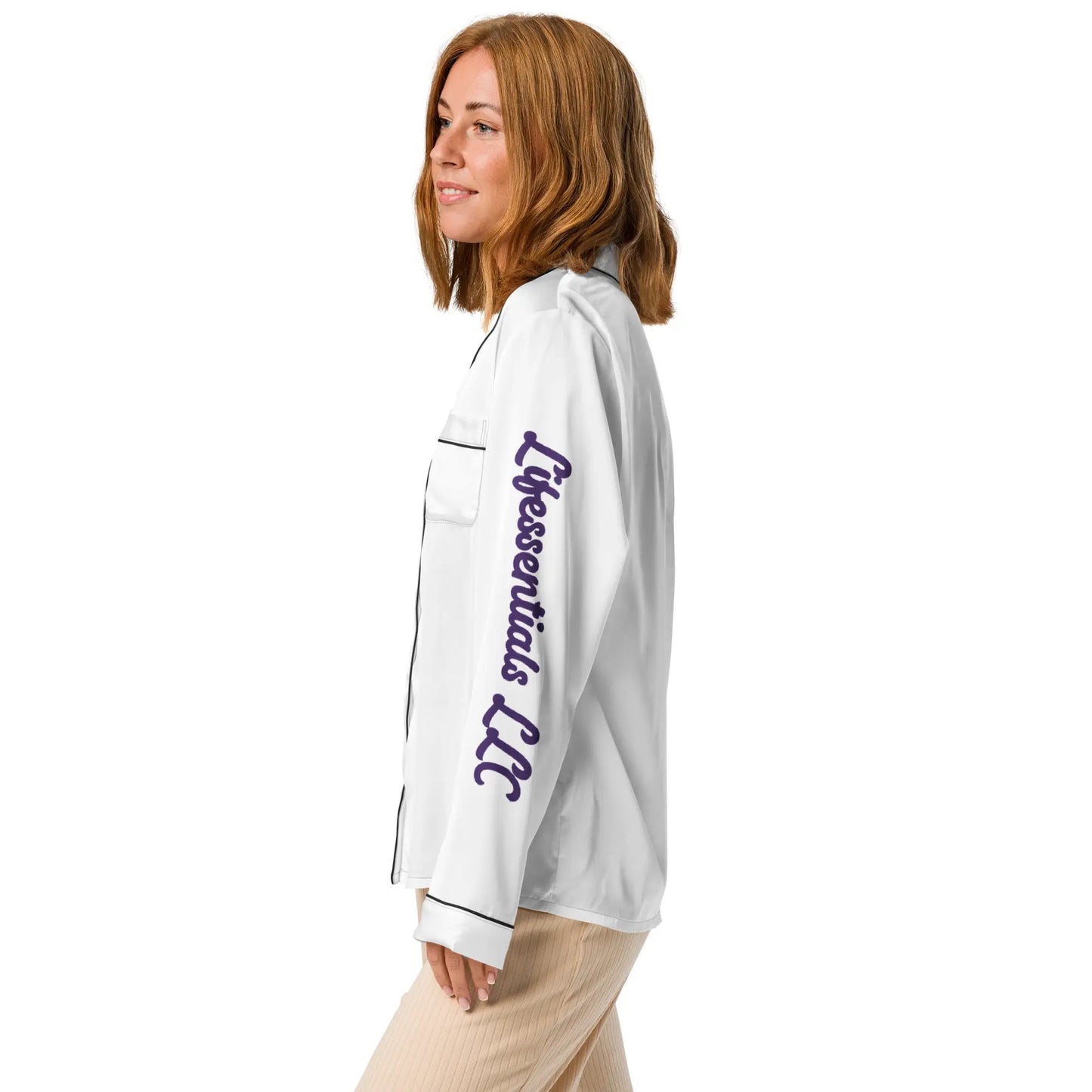 Women’s long sleeve pajama top-LifessentialsLLC.com