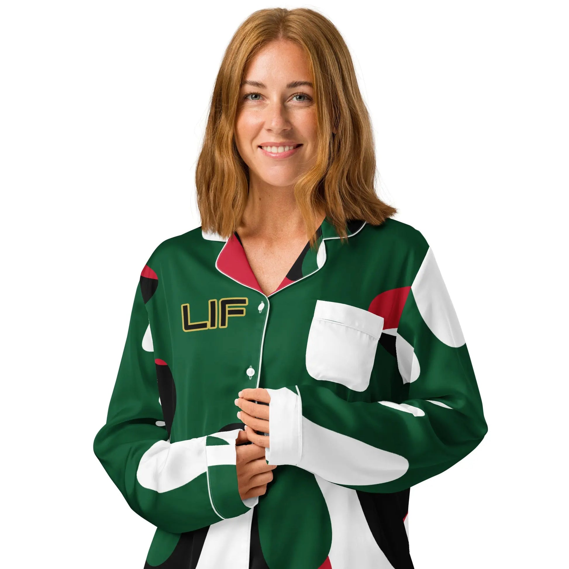 Women’s long sleeve pajama top-LifessentialsLLC.com