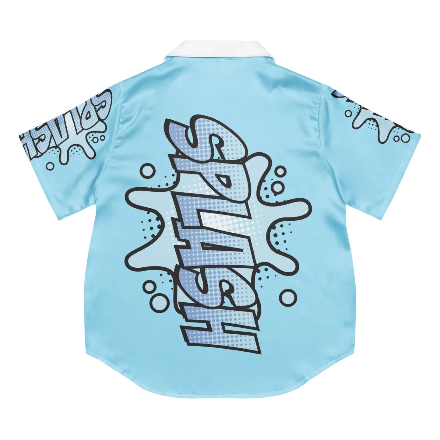All-over print women’s short sleeve pajama top-LifessentialsLLC.com