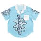 All-over print women’s short sleeve pajama top-LifessentialsLLC.com