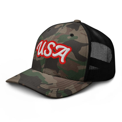 Camouflage trucker hat-LifessentialsLLC.com
