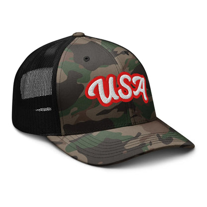 Camouflage trucker hat-LifessentialsLLC.com