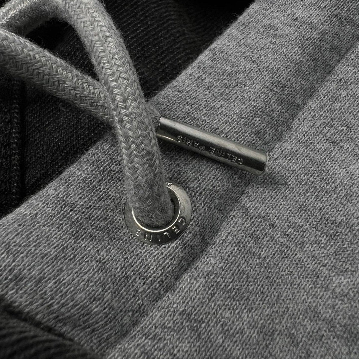 CELINE Washed Grey Denim Jacket – Casual Single-Breasted