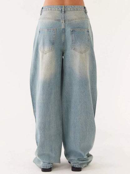 Button Up Denim Jacket and Jeans Set