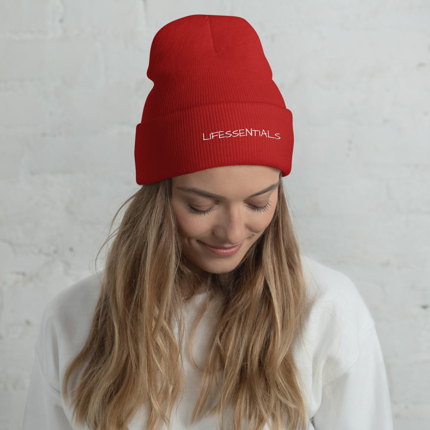 "JERSEY "Cuffed Beanie-LifessentialsLLC.com
