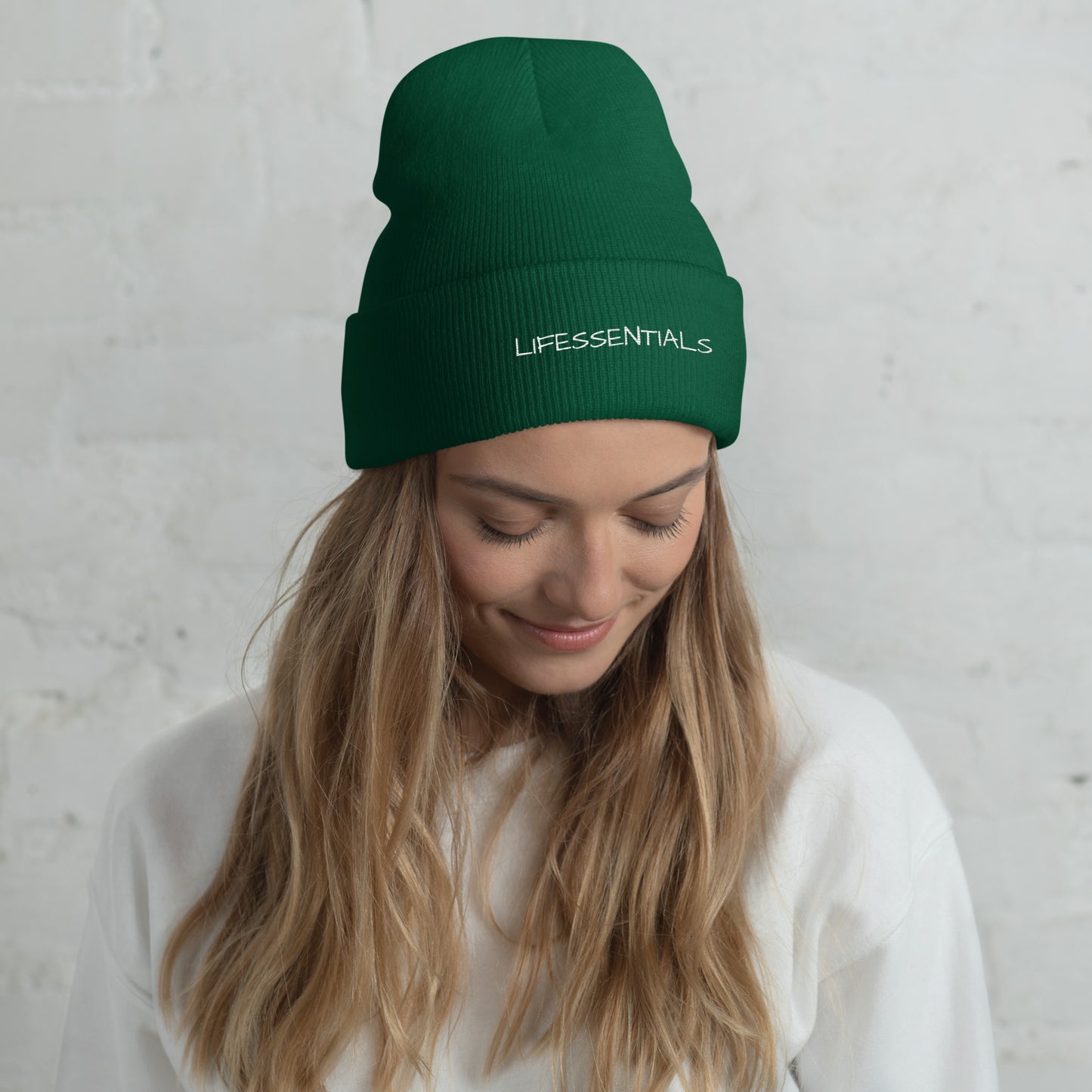 "JERSEY "Cuffed Beanie-LifessentialsLLC.com