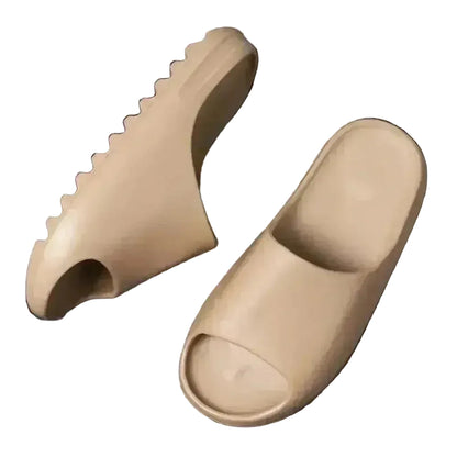 Yeezy Inspired Slides Brown/Khaki