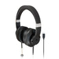 EMF Radiation-Free Air Tube Over-Ear Headphones with Built-In Mic and Full-Range Stereo Sound