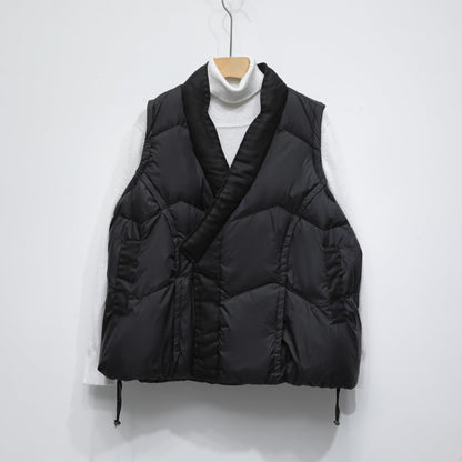 90 Down Solid Color Stand-collar Vest Women's Down Jacket