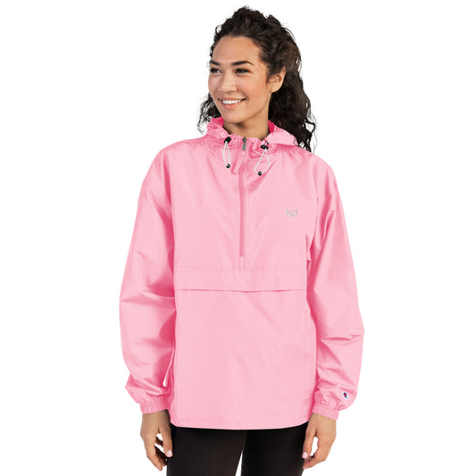 Embroidered Champion Packable Jacket-LifessentialsLLC.com