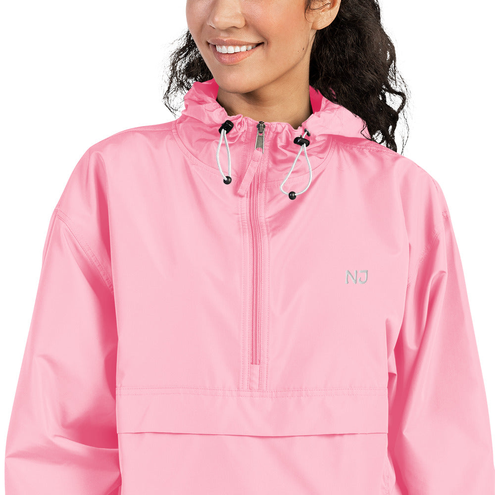 Embroidered Champion Packable Jacket-LifessentialsLLC.com