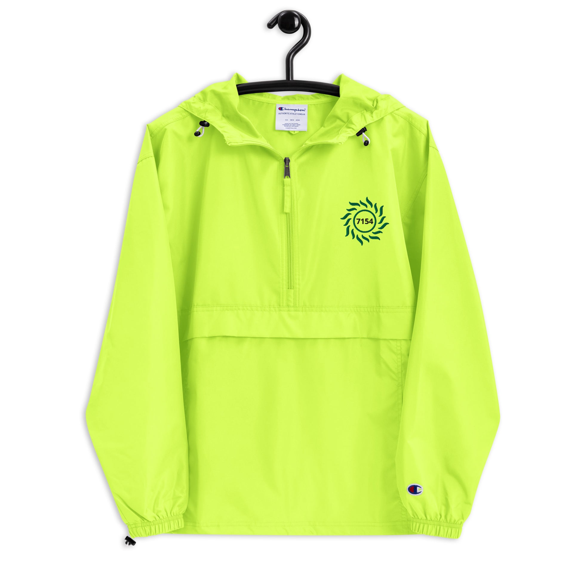 Embroidered Champion Packable Jacket-LifessentialsLLC.com