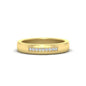 Mens 9 Stone Simple Diamond Band