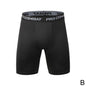 New Male Fitness Quick-Drying Tight Shorts Elastic Compression Leggings Training Pants Men Running Shorts Comfort Black Gray Mens Running Compression Pants Workout Cool Quick Dry Sports Shorts for Running Athletic Underwear