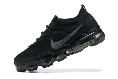 Black Nike Air VaporMax sneaker on a white background