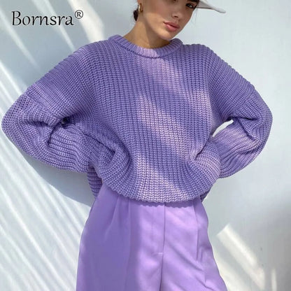 Women's Oversized Knitted Sweater