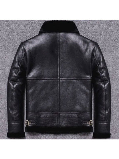 Men’s Sheepskin Winter Fur Coat Jacket