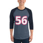 3/4 sleeve raglan shirt-LifessentialsLLC.com