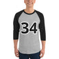 3/4 sleeve raglan shirt-LifessentialsLLC.com