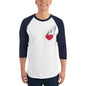 3/4 sleeve raglan shirt-LifessentialsLLC.com