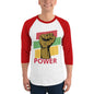 3/4 sleeve raglan shirt-LifessentialsLLC.com