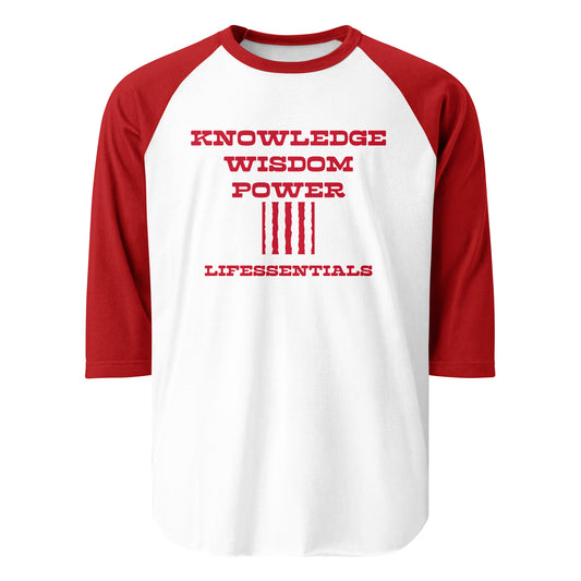 "KWP" 3/4 sleeve raglan shirt-LifessentialsLLC.com